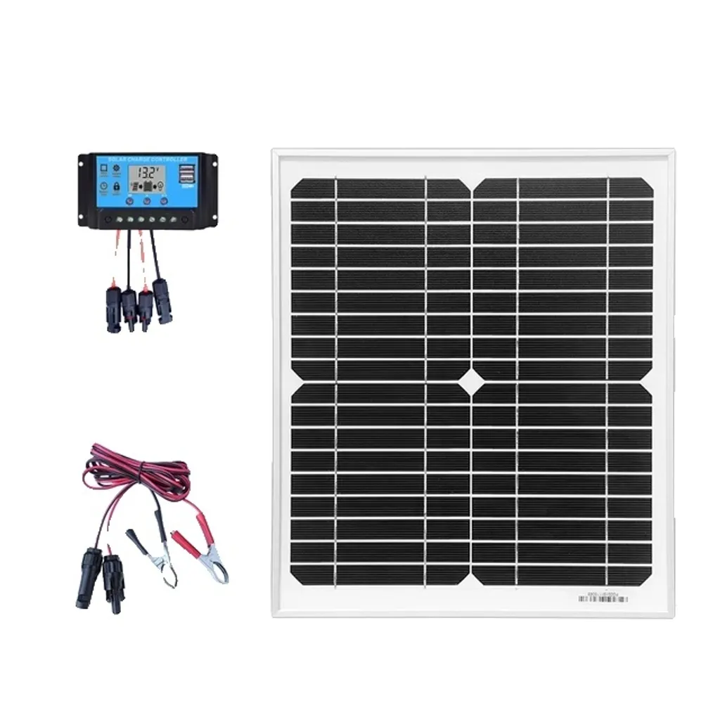 Évitez les batteries vides avec le panneau solaire 10W 18V monocristallin A2