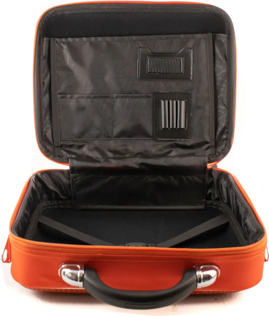 Valise cabine Bombata orange compacte et résistante aux chocs - 2