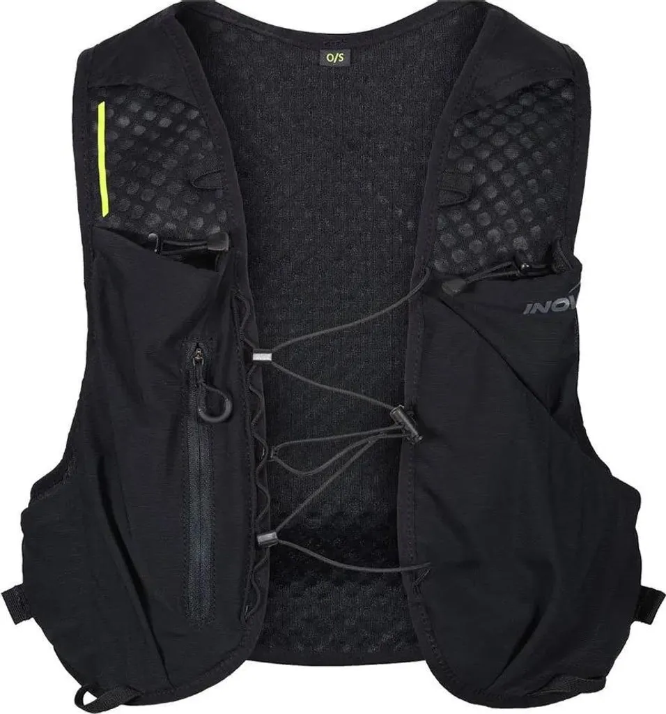 Inov8 Racepac 4L Sac à dos Noir compact et respirant pour la course