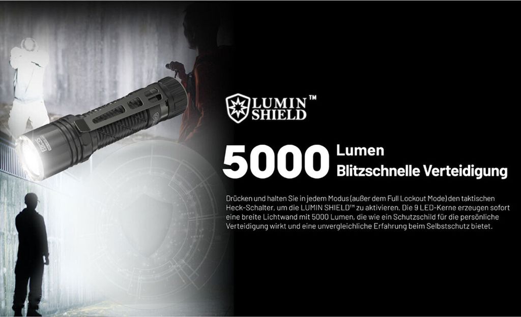 Nitecore EDC35 Taschenlampe – 5000 Lumen, USB-C,  Produktbild-Vorschau 6