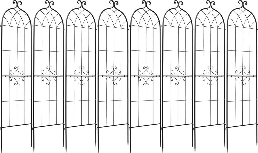 SucceBuy Griglia rampicante 180 x 52,5 cm, set da 8 pezzi, Immagine del prodotto 