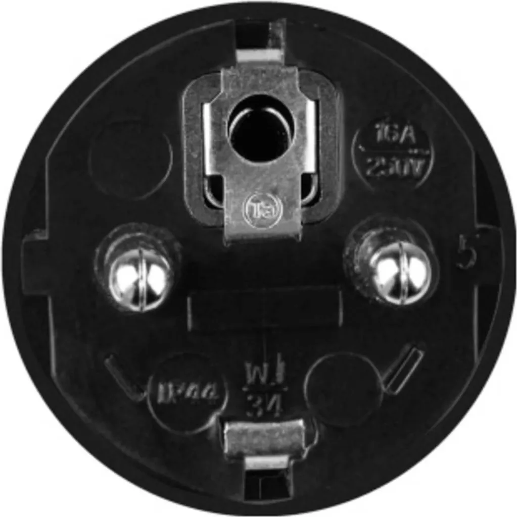 Adaptateur CEE 16A 400V vers 230V Schuko IP44 - Convertisseur Rouge