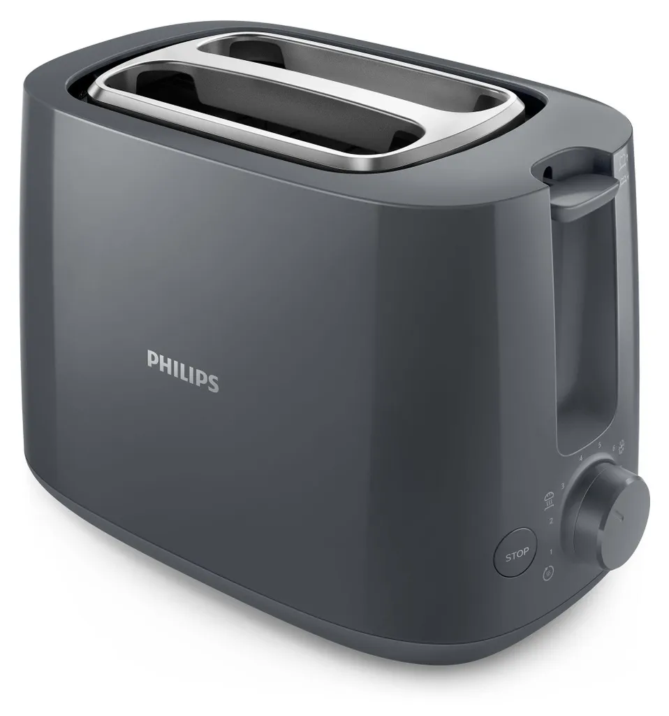 Grille-pain compact Philips HD2581/10 idéal pour petit-déjeuner complet - 2
