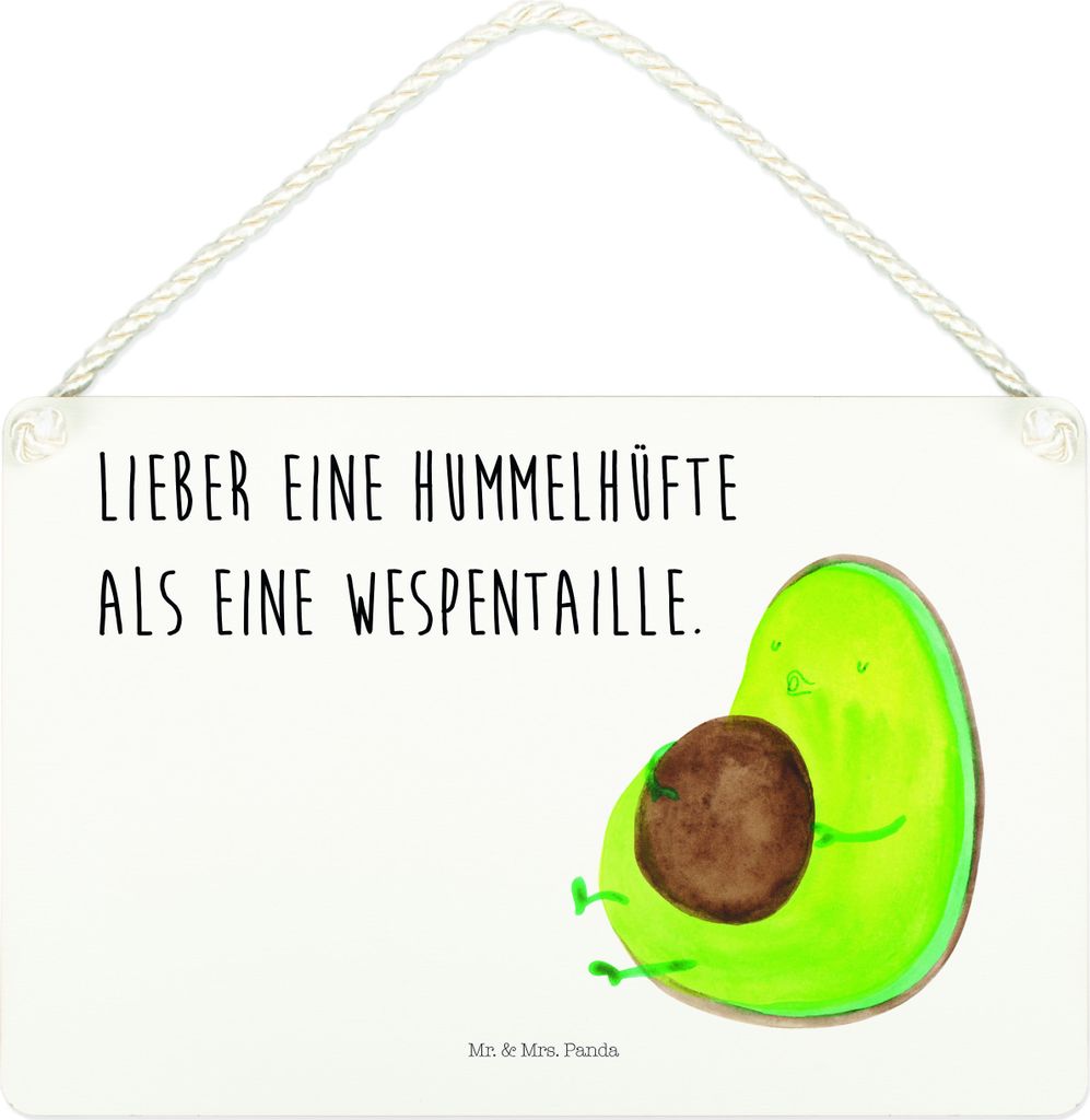 Mr. & Mrs. Panda Schild Avocado Pfeifen DIN A4 - Weiß - Geschenk, Dekobrett, holzbild, Holzschild, Rund, Diät, Türschild, Abnehmen, Wandbild Hol...