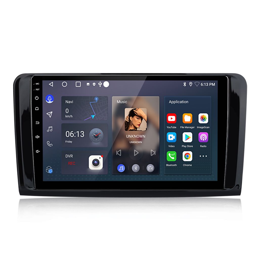 Android 15 Carplay Autoradio Für Mercedes Benz ML/GL-Klasse W164 X164 2005-2012 GPS Navi WIFI BT DAB+ SWC USB 2+32G