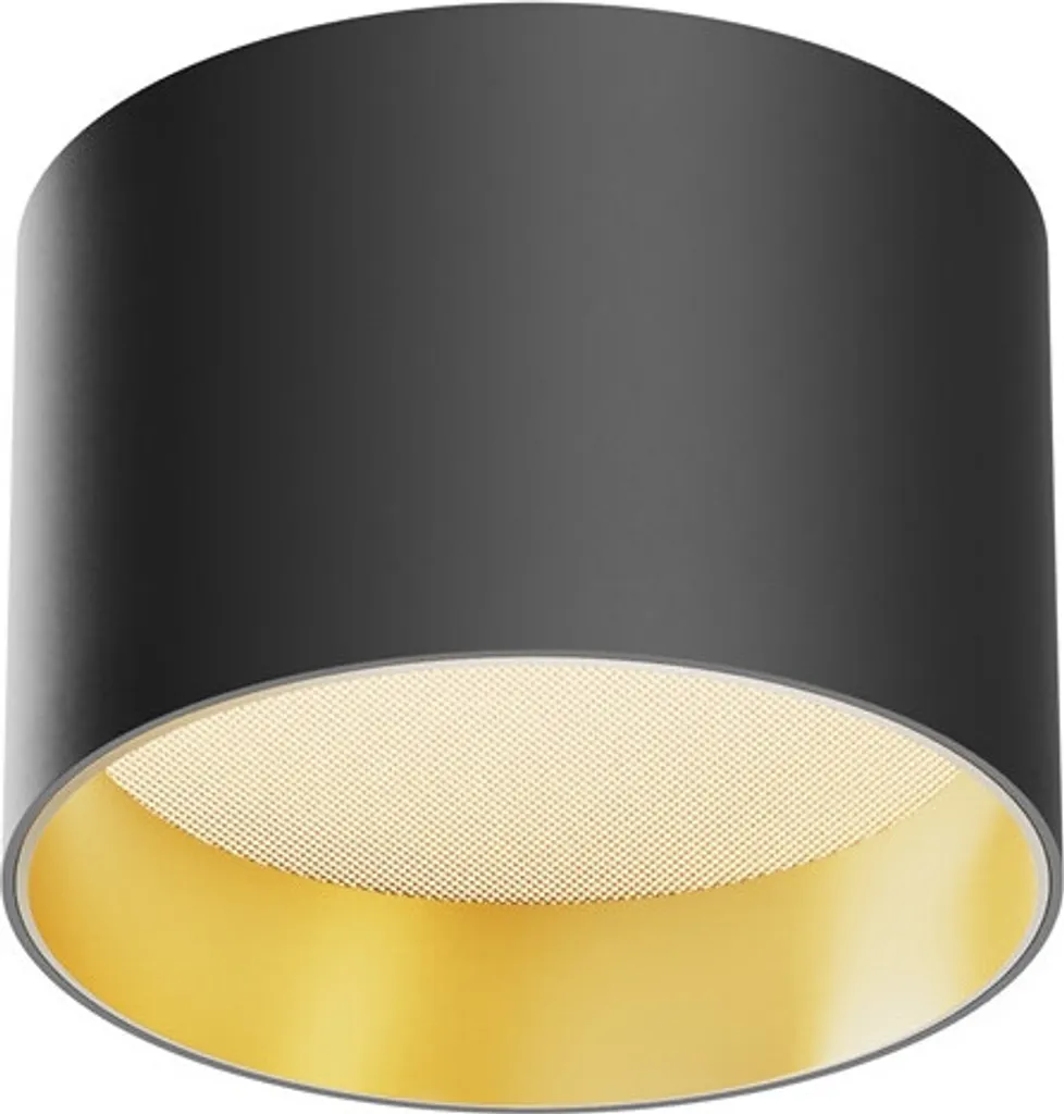 Spot Soffitto Nero Oro LED Maytoni Vega 8W | Offerta Faretto Design