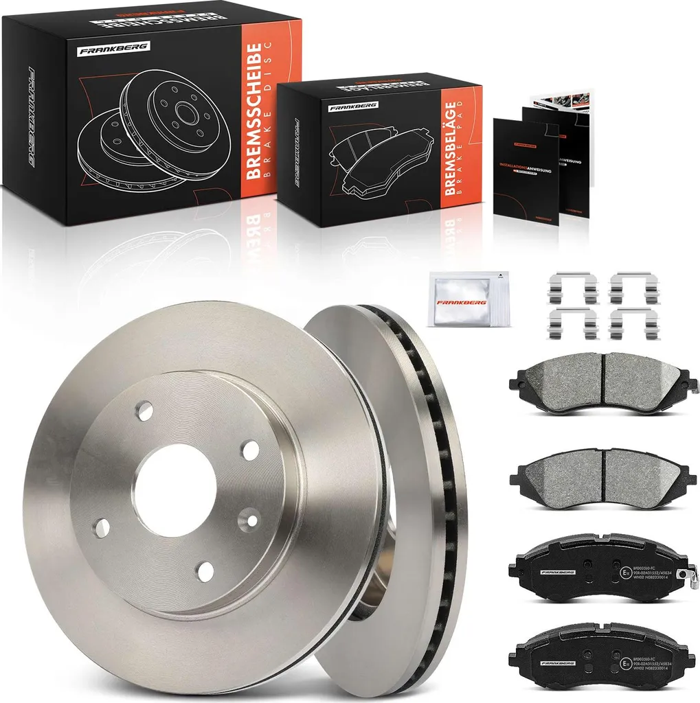 Finis les Bruits de Frein : Kit 2 Disques et 4 Plaquettes pour Daewoo Wagon