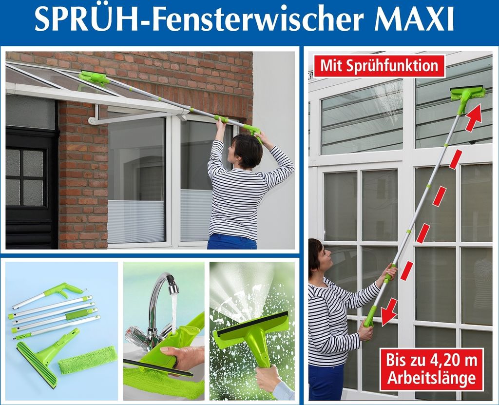 Sprüh-Fensterwischer extra lang Produktbild 