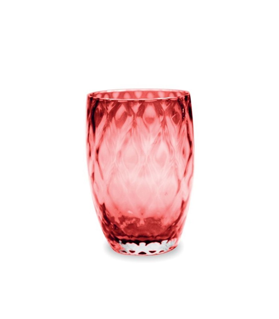 ZAFFERANO Losanghe Set 6 Gläser Tumbler Rot