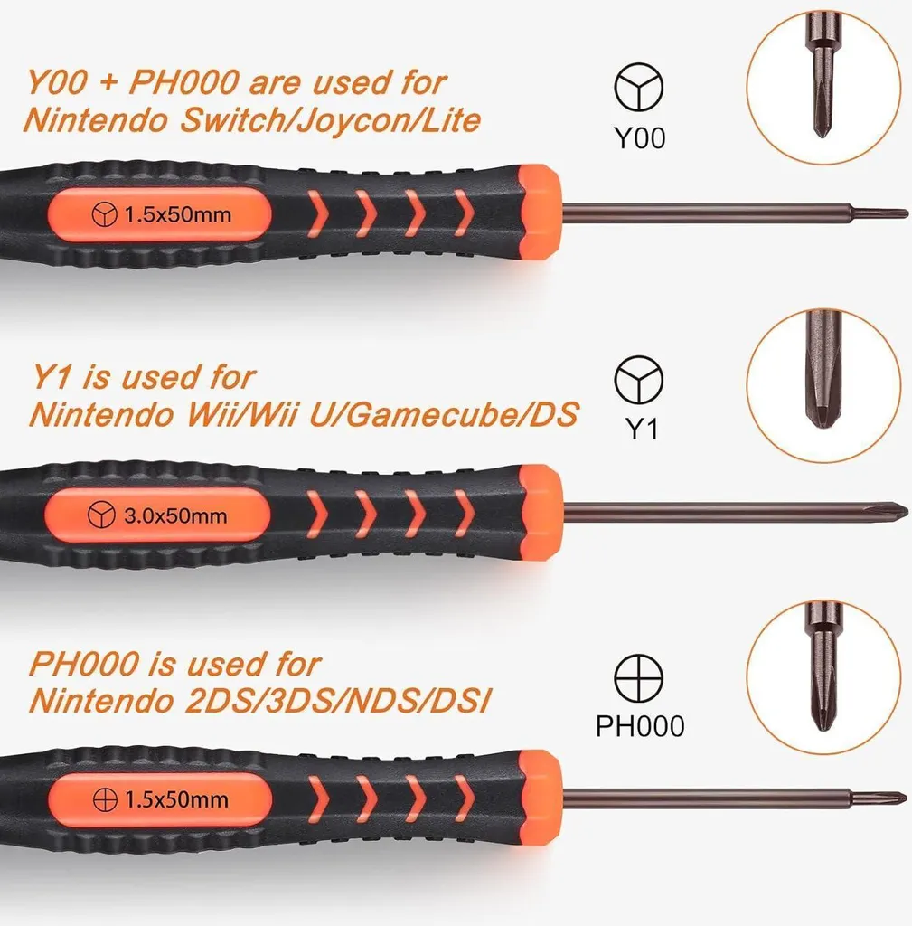 Kit d'Outils de Réparation pour Joycon et Switch Lite avec Pince de Précision