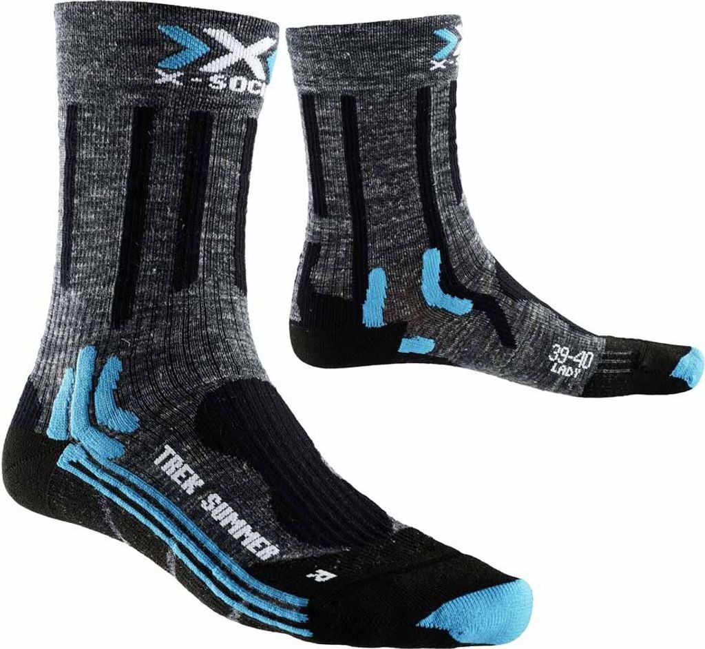 X-Socks Trekking Summer Lady chaussettes anthracite/noir Image du produit 