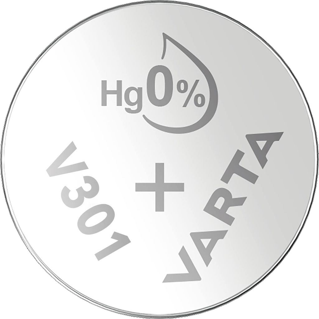 Varta V301, Einwegbatterie, SR43, Siler-Oxid (S), 1,55 V, 1 Produktbild 
