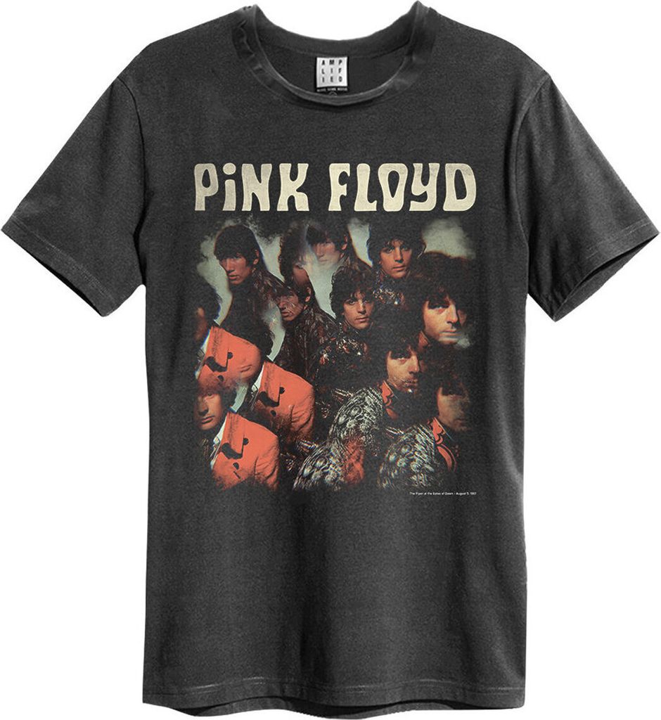 Amplified - "Piper At The Gate" T-Shirt für Herren/Damen Uni GD384 (XS) (Anthrazit)