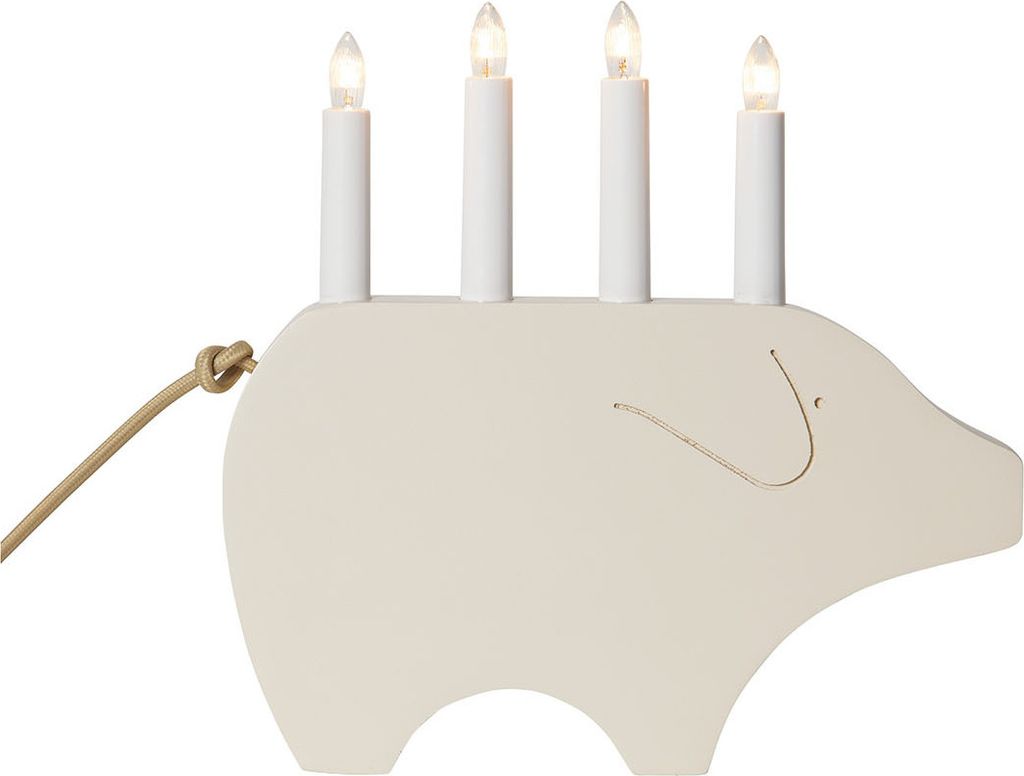 Star Trading 644-57, Leichte Dekorationsfigur, Weiß, IP20, Produktbild 