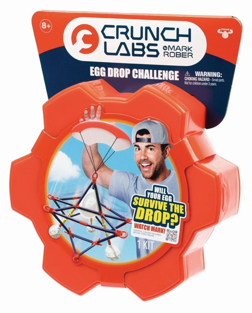 Moose Toys Egg Drop Challenge, Zestaw eksperymentowy, Zdjęcie produktu 
