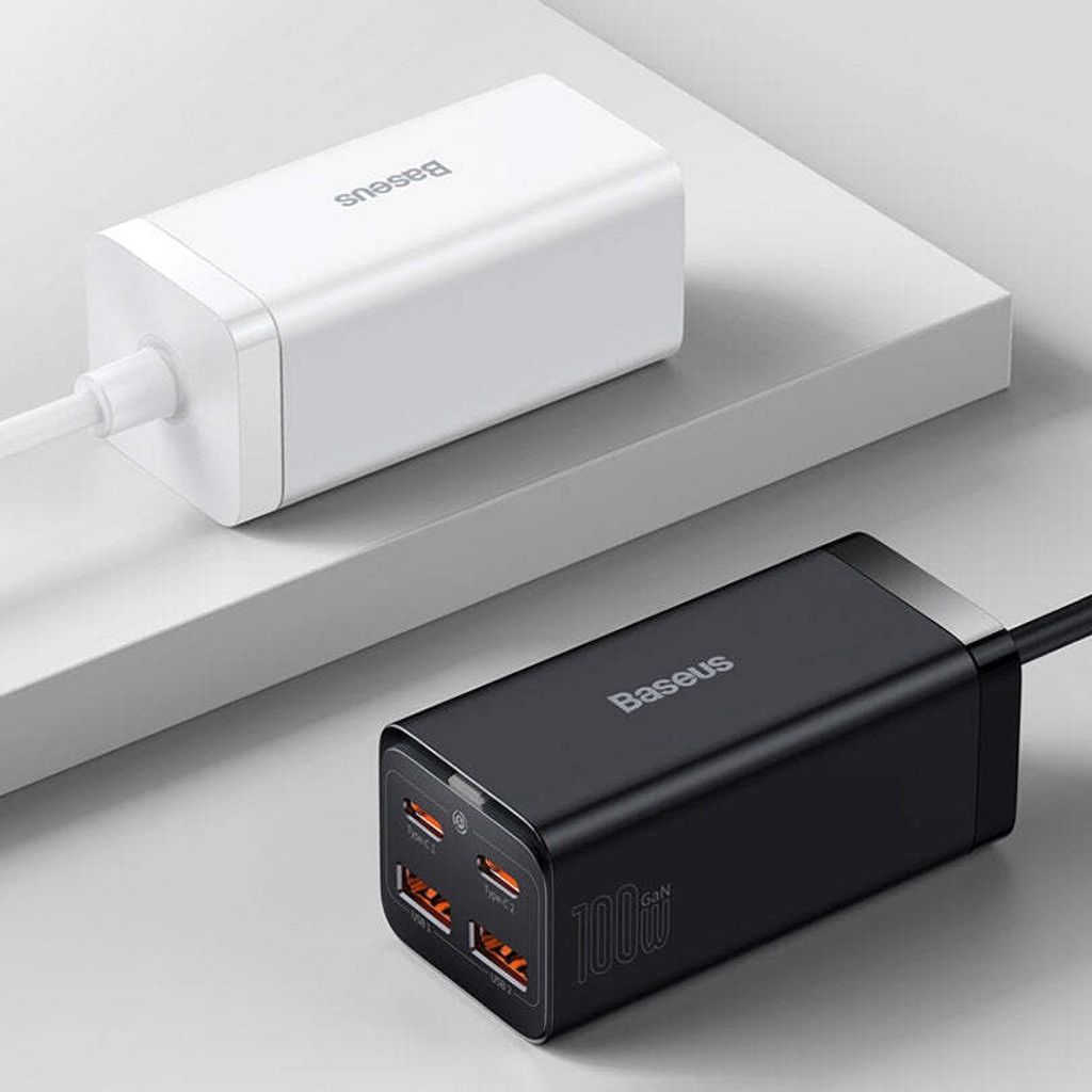 Baseus GaN3 Pro Wandladegerät 2xUSB-C + 2xUSB, 100W Produktbild 28