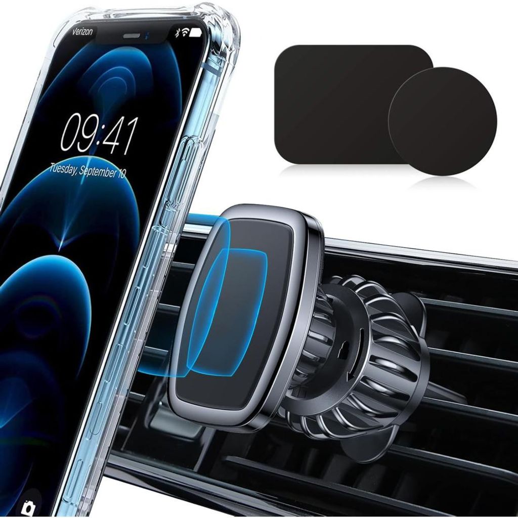 Magnetische Autotelefonhalterung, Lüftungsgitterbefestigung, 360° drehbar