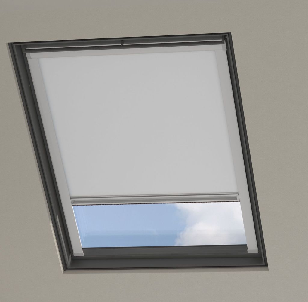 Cocoon Home Dachfensterrollo CK02 Velux Passend - Verdunkelnd - Weiß