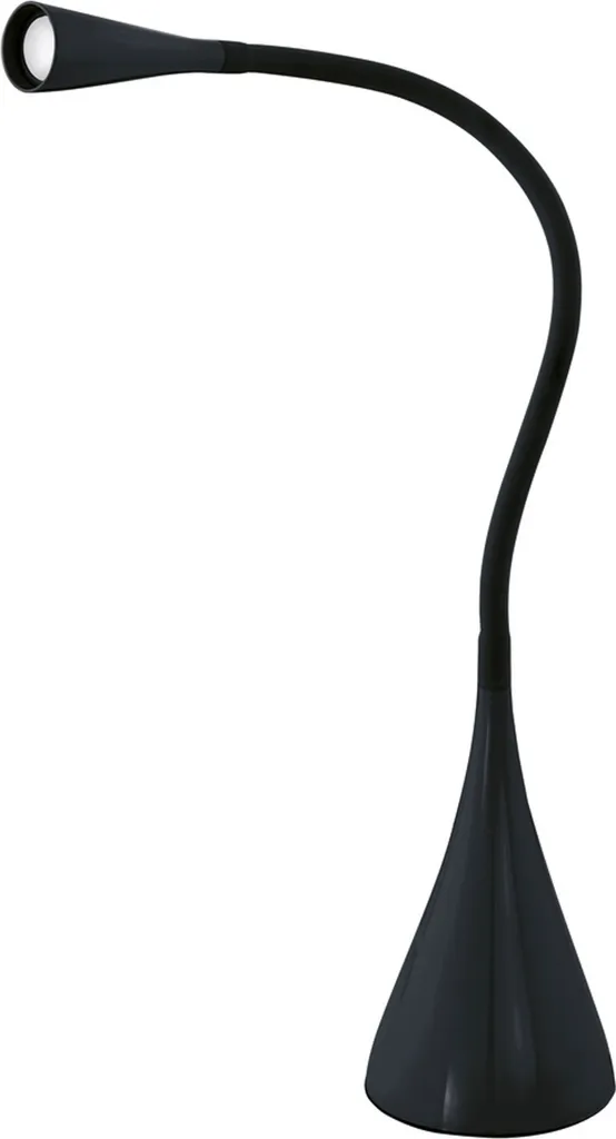Lampe LED noire tactile anti-éblouissement Eglo 94677 bureau compact