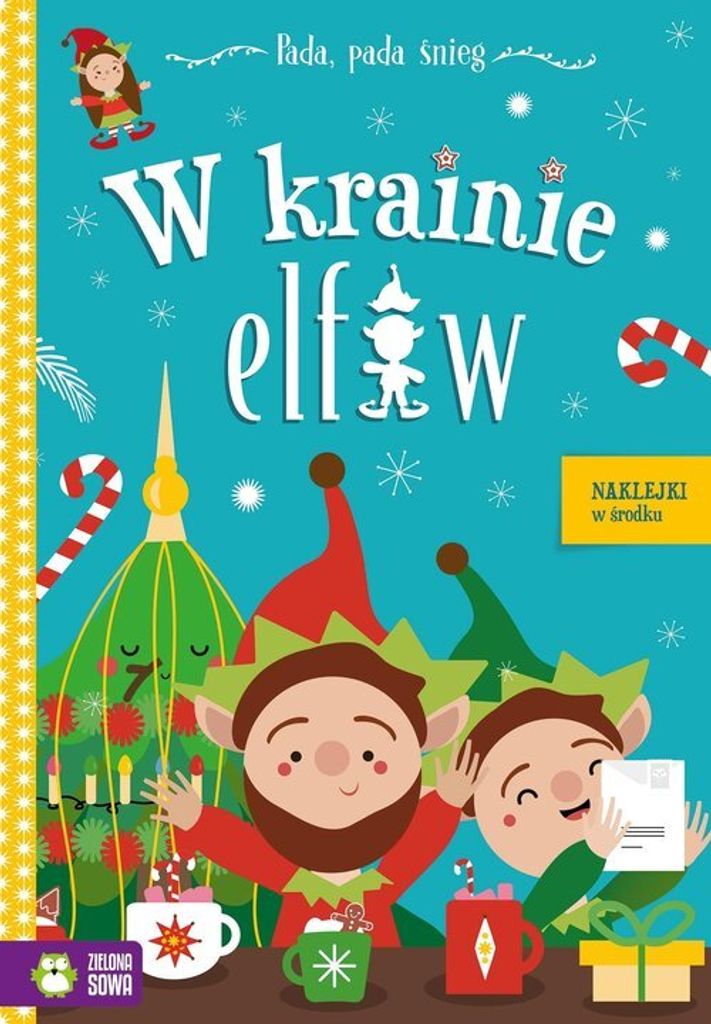 Pada pada śnieg W krainie elfów - Rita Dudkowska (Bücher mit Aufklebern für Kinder auf Polnisch)