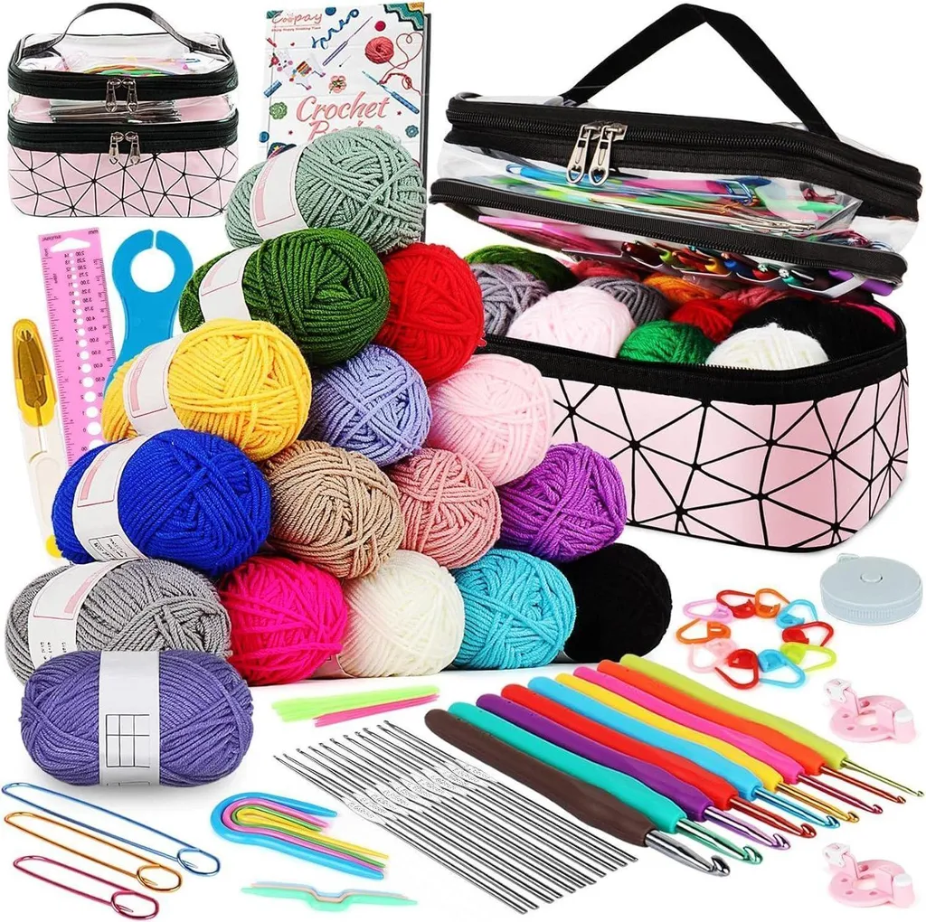 Apprendre le Crochet Facilement : Kit Complet avec Laine et Tutoriels