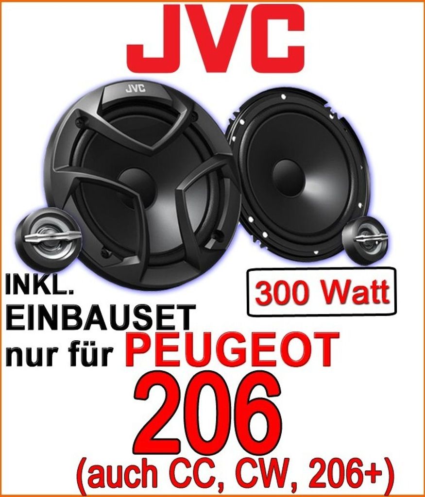 JVC CS-JS600 - 16,5cm Lautsprecher Einbauset passend für Produktbild 