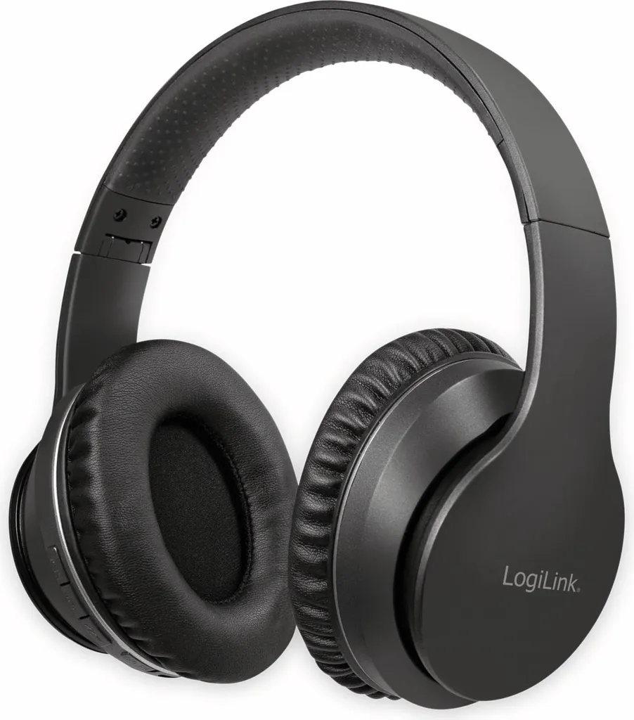 Casque Bluetooth Logilink BT0053 sans fil avec réduction de bruit noire