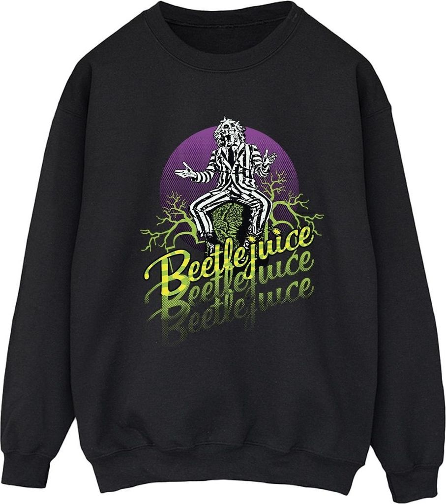 Beetlejuice - Sweatshirt für Damen BI10518 (XXL) (Schwarz)