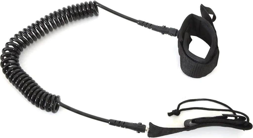 Leash pour Stand Up Paddle ENERO noir - Longe de 2,7 m pour la balade