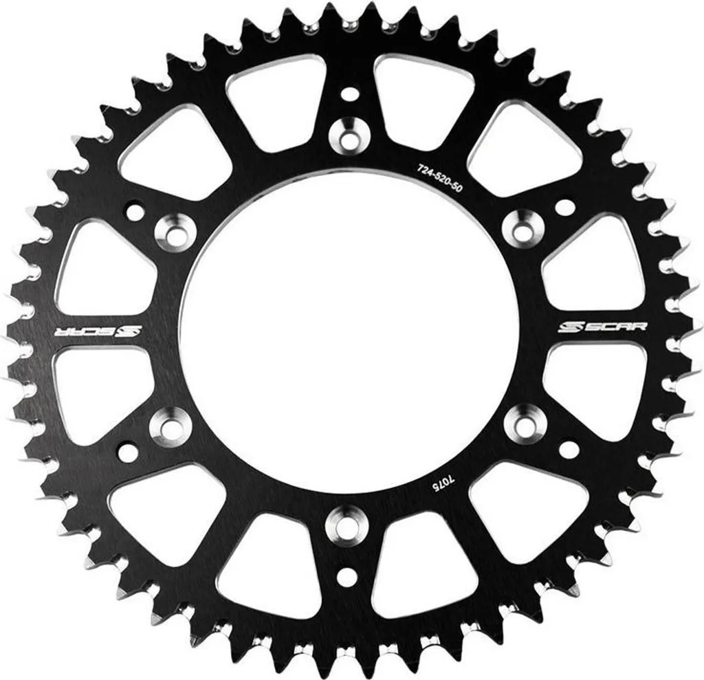 Pignon SCAR SRS520 anti-boue en aluminium pour chaîne 428 ultra-léger