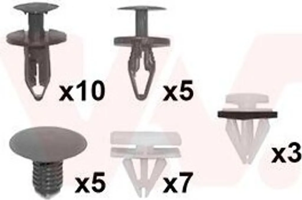 Kit Montage Ailes VAN WEZEL 1906796 - Ford Kuga II Fixation Solide