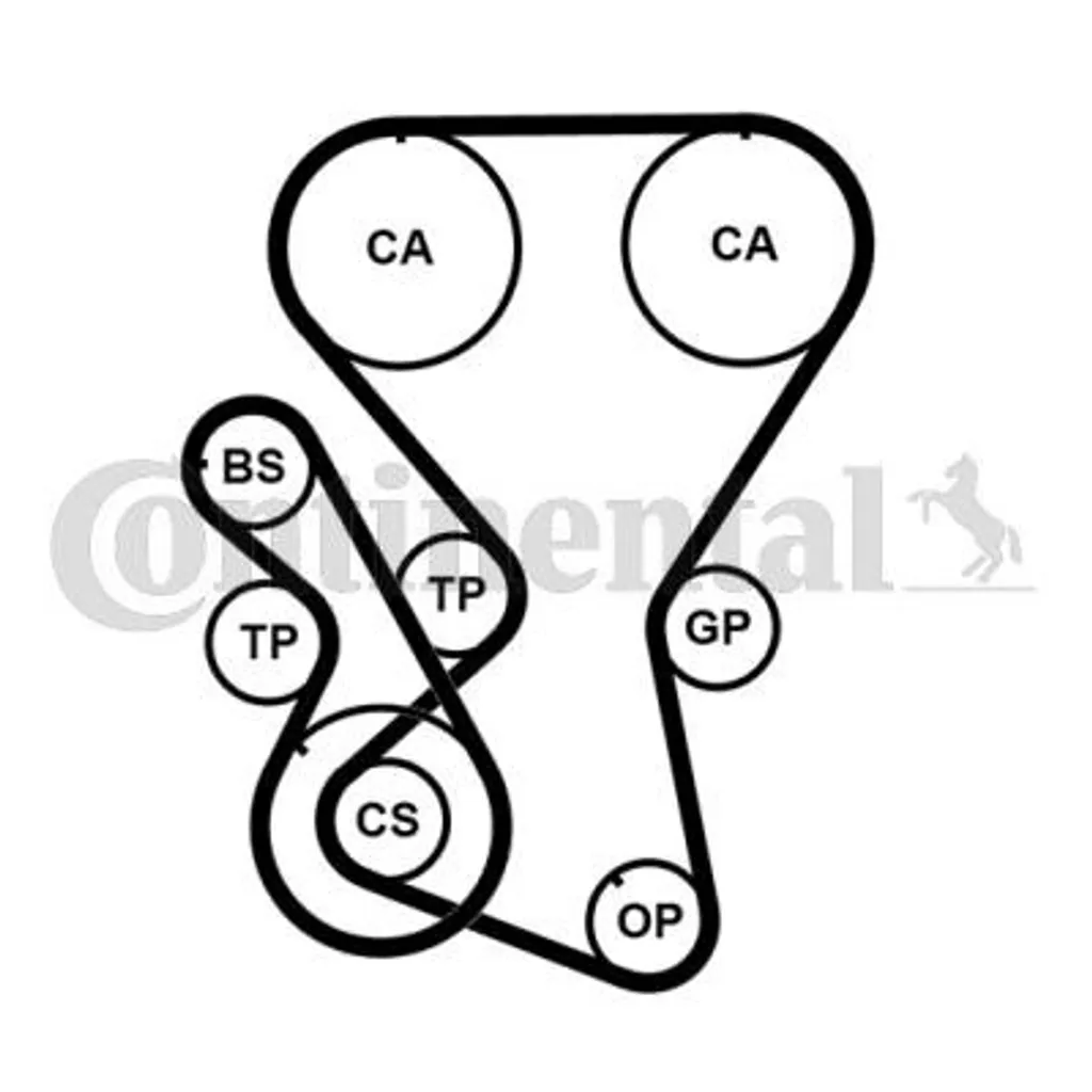 Kit distribution CT1027K2PRO anti-rupture pour Hyundai Santa Fé