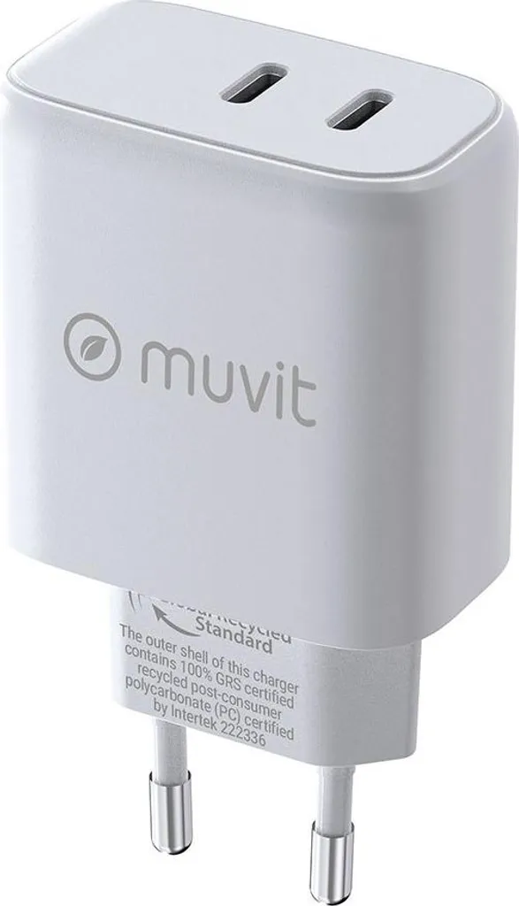 Chargeur USB-C PD 45W pour Ordinateur et Smartphone Transparent