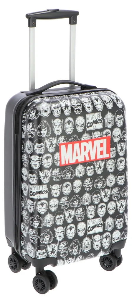 Chariot Marvel Avengers pour enfants à 2 roues silencieuses et robustes