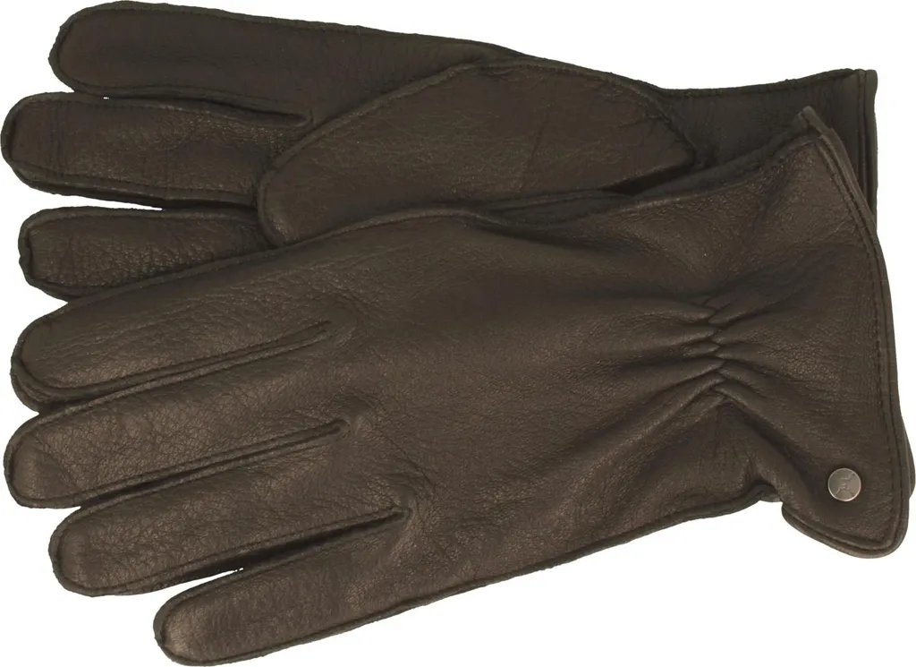Gants Pearlwood cuir de cerf sauvage et doublure tricot grand confort