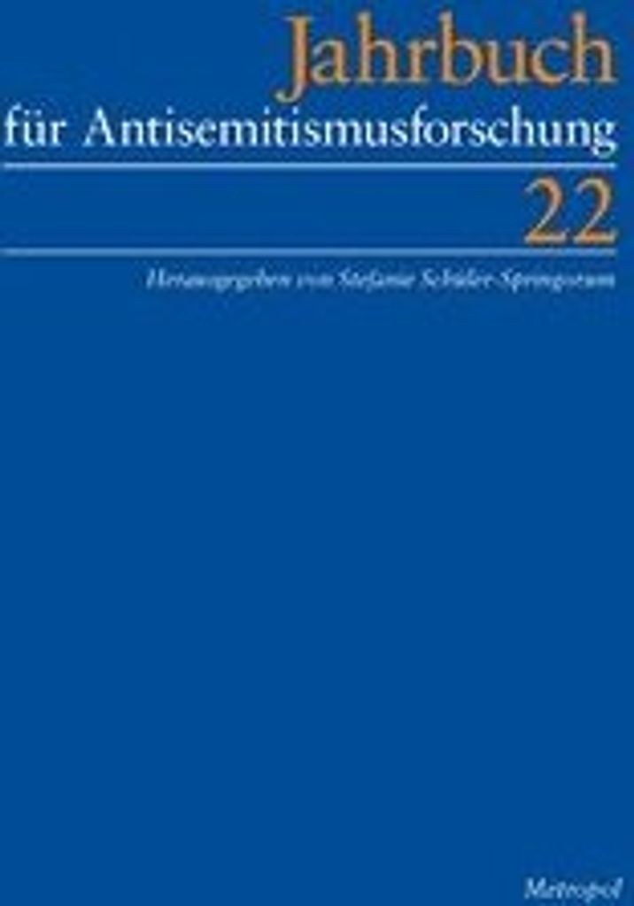 Jahrbuch für Antisemitismusforschung 22 (2013)