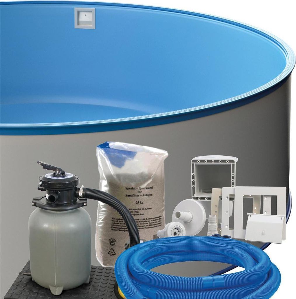 Rundpool-Set exklusiv Ø 3,50 x 1,20 m Produktbild 