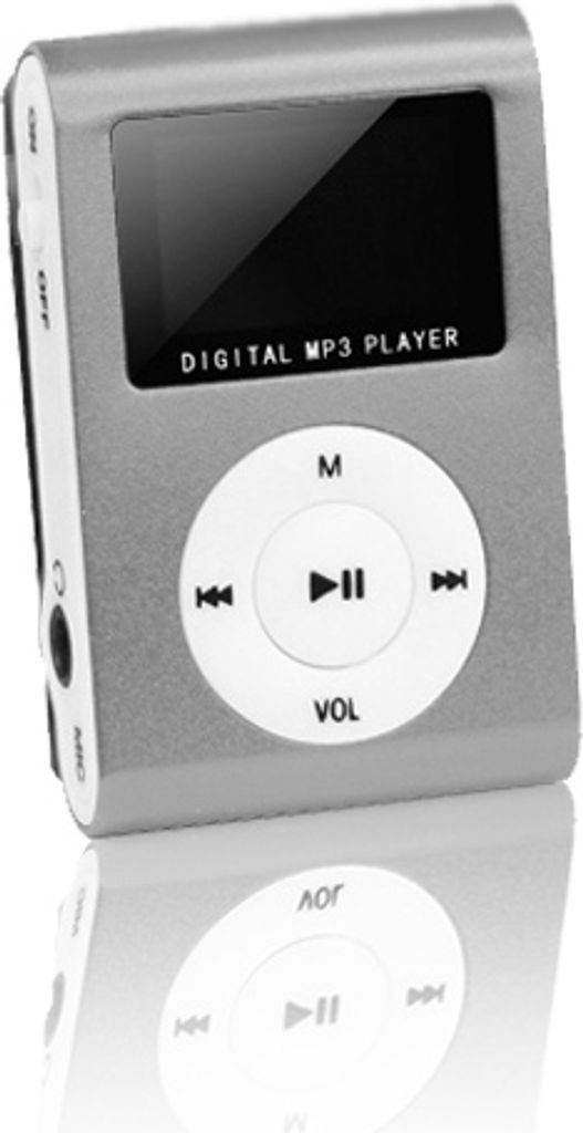 SETTY Setty mp3-player Metal Clip, grey Obrázok produktu 