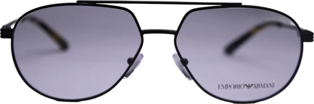 Occhiali Armani EA 1165 3001 Aviator | Montatura Vintage Nero Matte