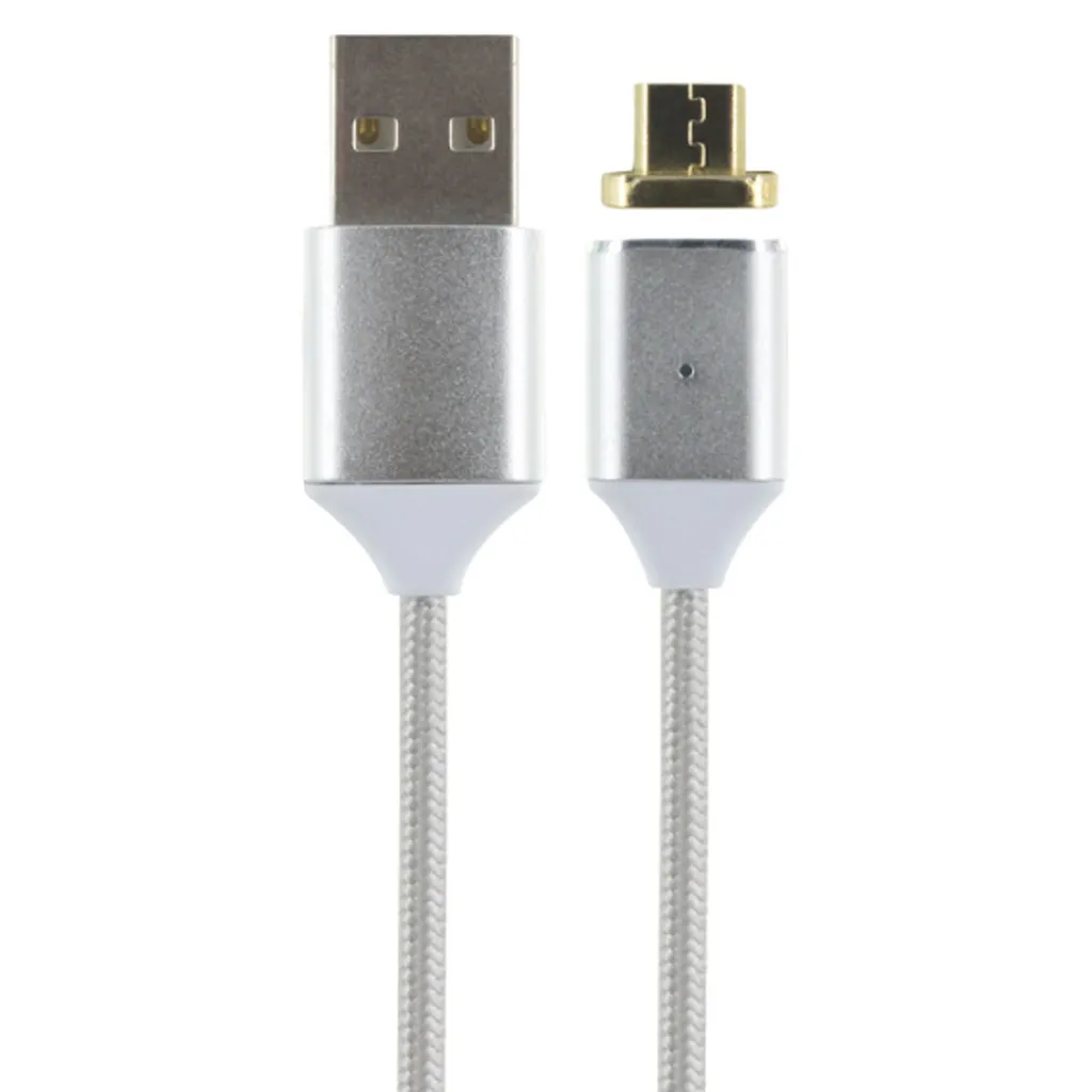 Cavo Magnetico Grigio BigBen Connected Micro USB 2.1A Certificato
