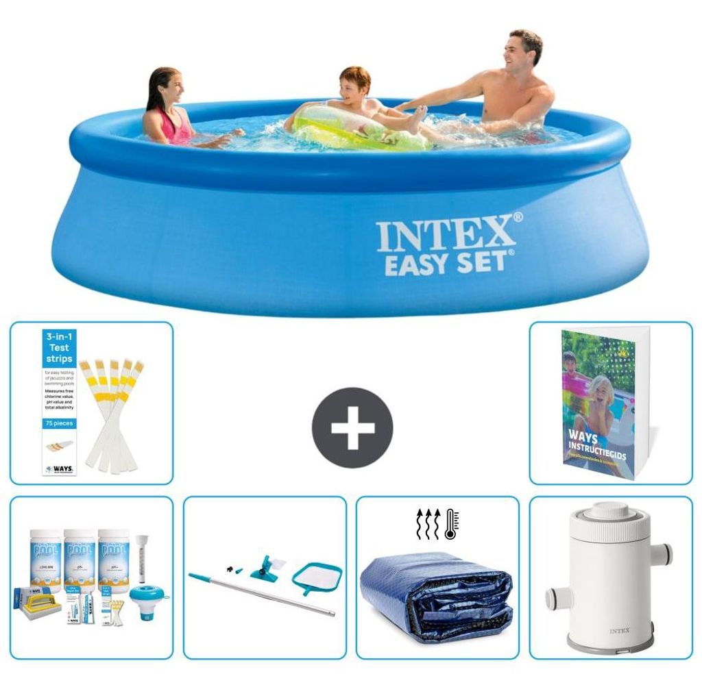 Easy Set Pool Rund - 305x76 cm - 7-teilig S93