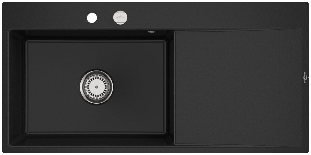 Villeroy & Boch Keramikspüle 33622FJ0, Subway Style 60 Flat Flächenbündige Spüle