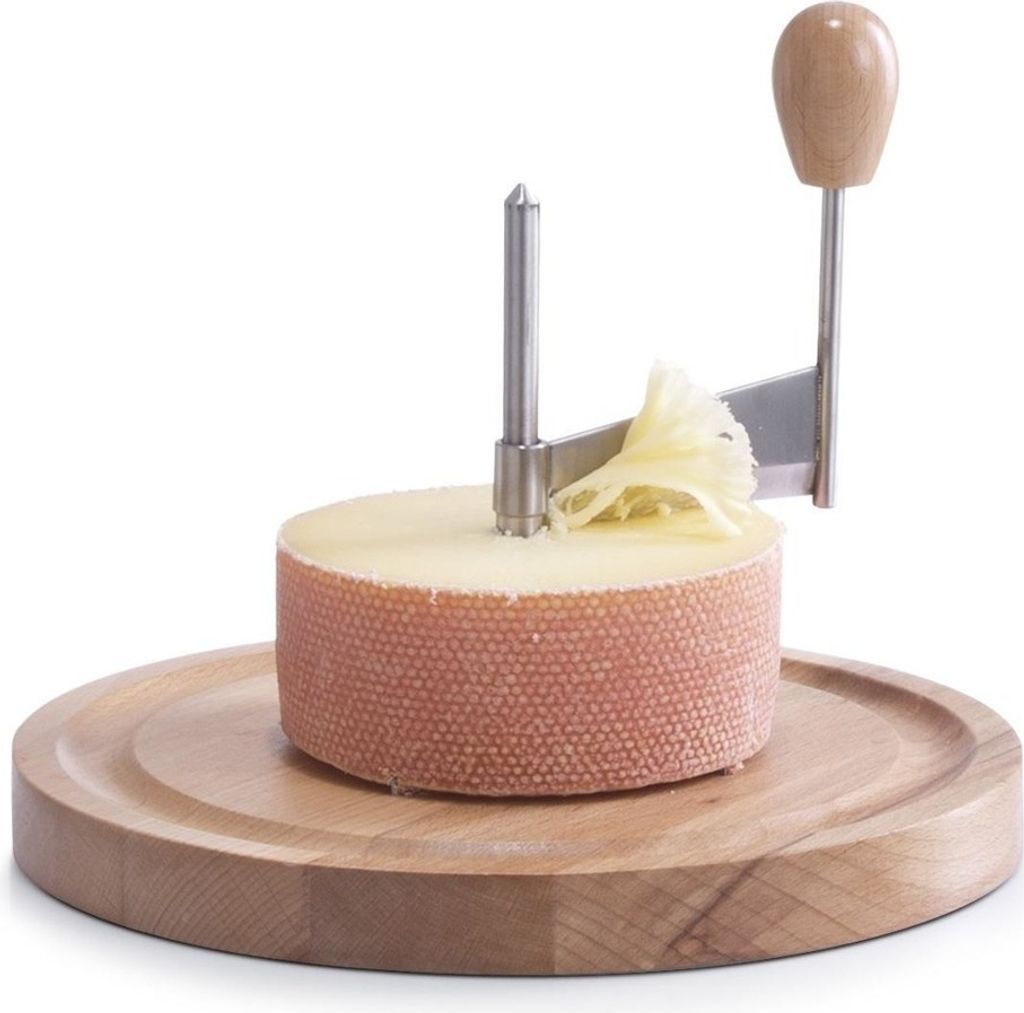Affettatrice per formaggi - in legno di faggio, acciaio Immagine del prodotto 