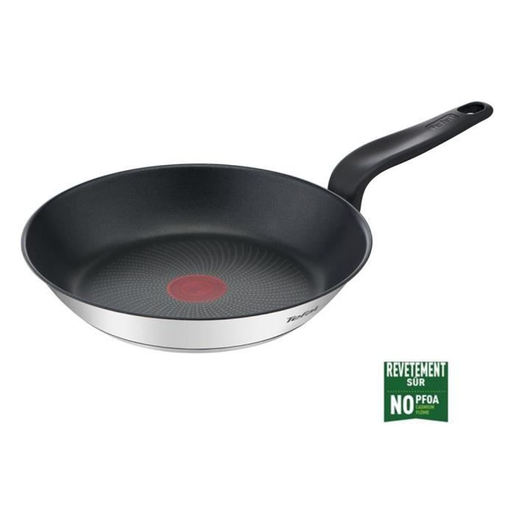 TEFAL E3090404 PRIMÄRE Edelstahlpfanne mit Antihaftbeschichtung 24 cm induktionskompatibel