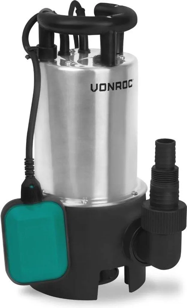 Pompe submersible 850W inox : finissez-en avec les inondations de cave