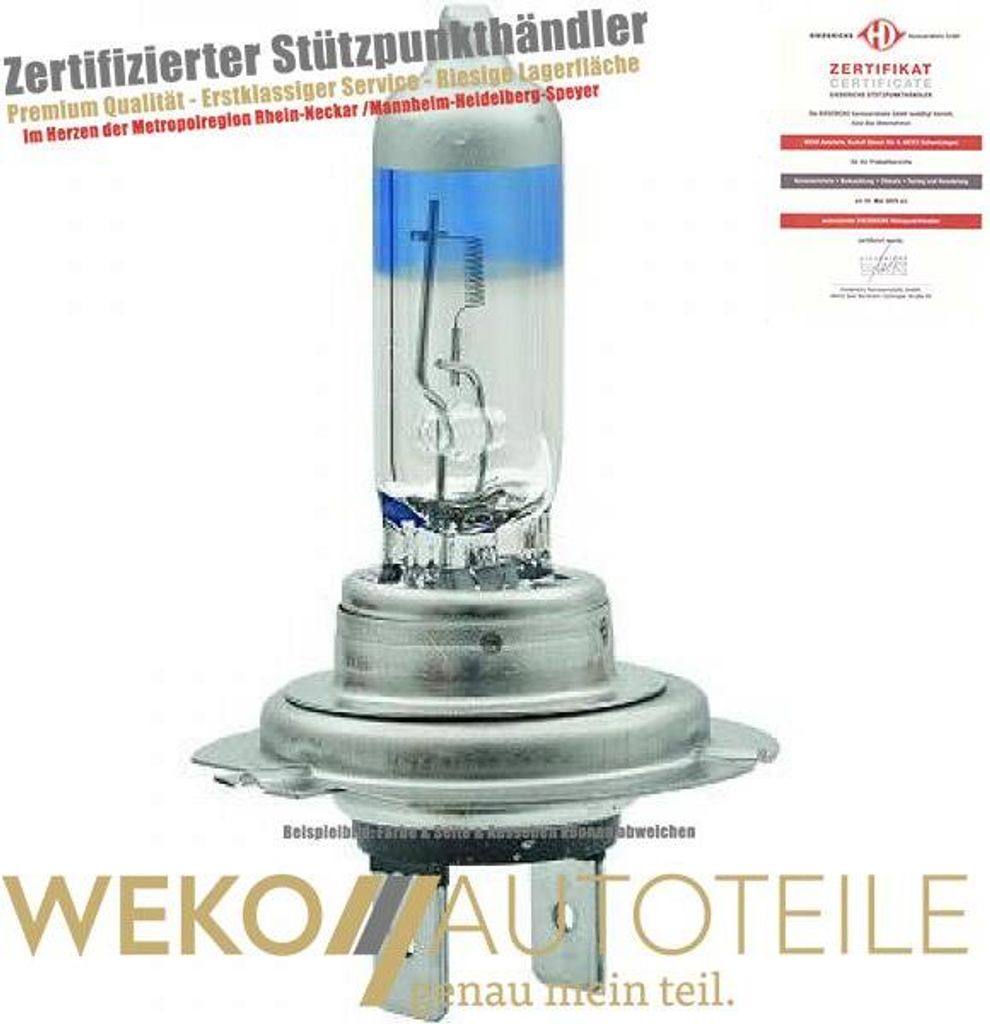 DIEDERICHS LID10126 Glühlampe Hauptscheinwerfer