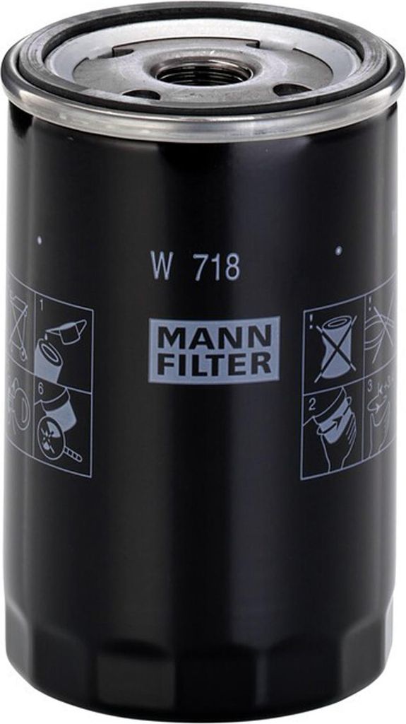 Ölfilter MANN-FILTER W 718 Anschraubfilter