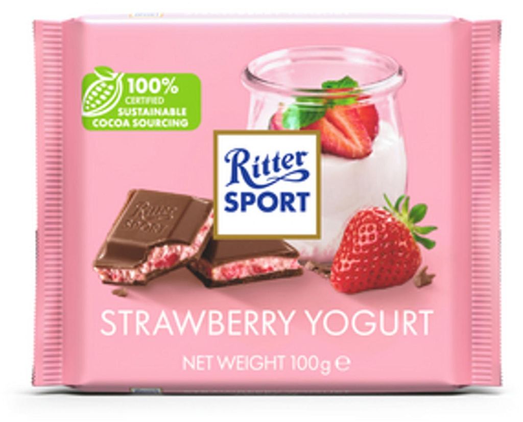 Ritter SPORT 5211809002 Ritter SPORT Erdbeer Joghurt Zdjęcie produktu 