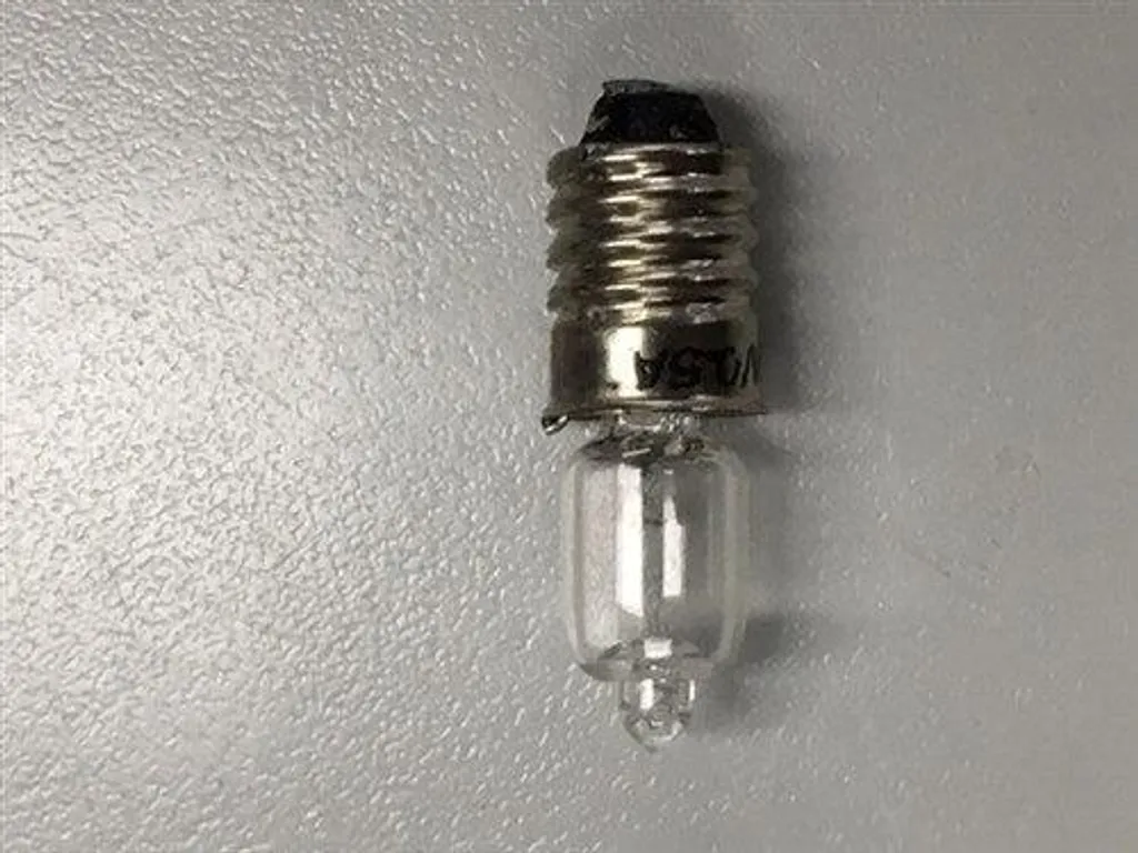 Ampoule Halogène 4,8V 2,4W Filaire avec Culot à Vis pour Lampe Torche
