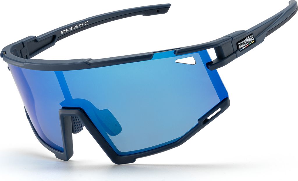 ROCKBROS Road-to-Sky Fahrradbrille Polarisierte Brille, für Outdoorsport. blau